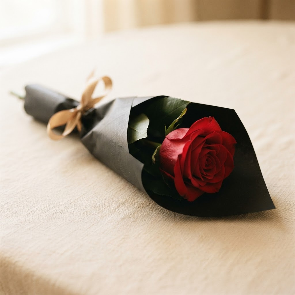 Single Red Rose