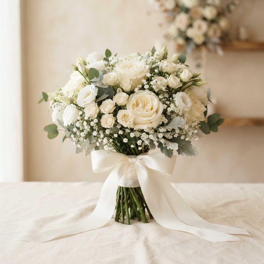 Nikah White Bouquet